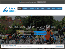 Tablet Screenshot of charitybikeride.com